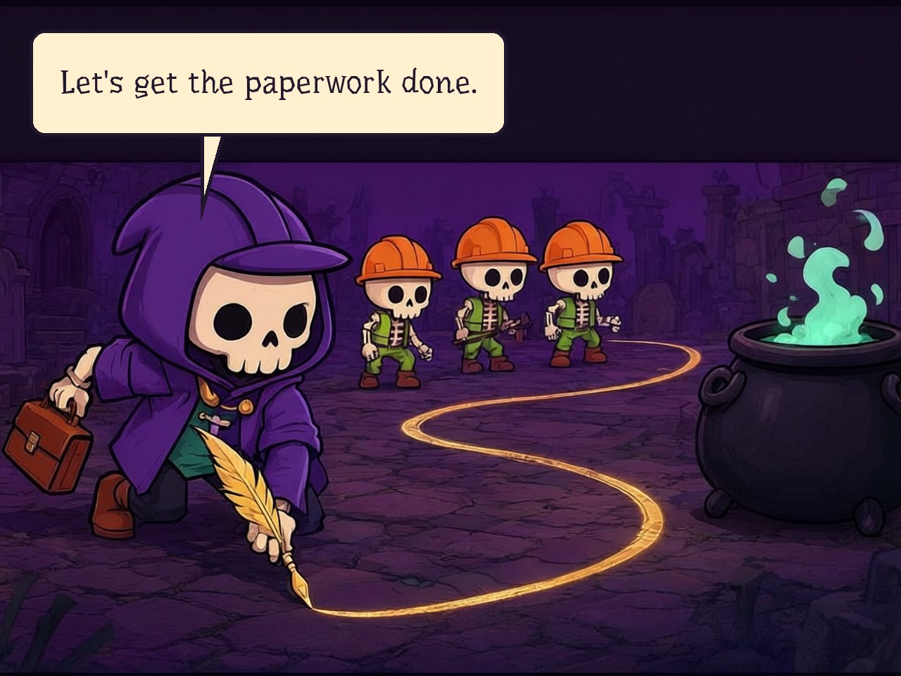Contract: the golden quill draws an expiring line. Let's get the paperwork done.
